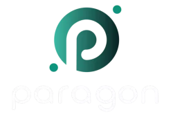Paragon Icon White text